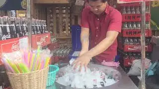 True Taste!!!  Refreshing Coca-Cola Slushy - Thai Street Food - BANGKOK Night market-Coke-Jodd Fairs