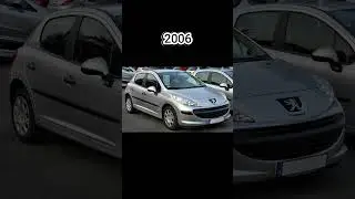 Evolution of Peugeot (205-206-207-208)