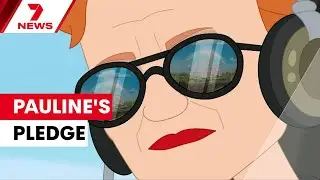 Eyes on Victoria: Pauline Hanson flies in with a new political promise | 7NEWS