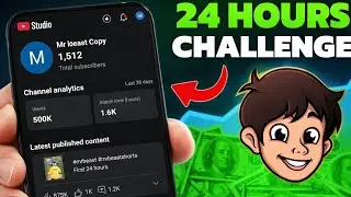 24 HOURS Challenge ( Shoking Result ) How To Grow Shorts Channel From 0 Subscribers
