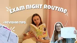 A level EXAM night routine ~ revision tips and tricks