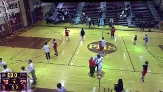 Portsmouth High School vs Manchester Memorial High School Mens Varsity Basketball