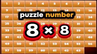Educating the mind in solving number puzzle 8&times;8 and making progress in exercising logical thought