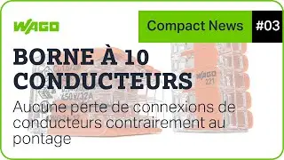 Borne de raccordement &agrave; 10 conducteurs