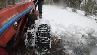 Gravely walk behind snow plow