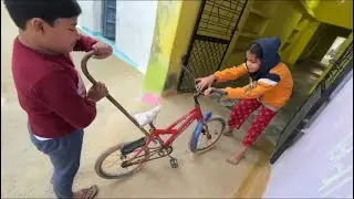 Danda Fas Gaya Cycle Mai 🤣Ab Kya Hoga 🤣