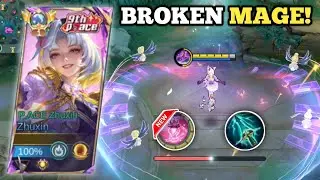 ZHUXIN IS THE MOST BROKEN MAGE NOW! (100% annoying!💀) ZHUXIN BEST BUILD -MLBB