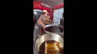 POV Livestream | Traditional Sanzi Frying | Vendor Rhythm + Ambient Cooking Sounds