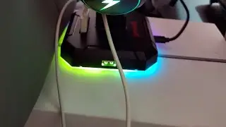 Redragon Scepter PRO HA300 Headphone Stand with 10 RGB Lighting &ndash; RGB Stand