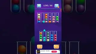 How to complete 162 Level ball sort puzzle color sort Game Latest 2023