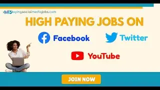 Online Social Media Jobs That Pay $25   $50 Per Hour  No Experience Required  Work At Home ||