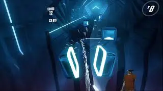 Beat Saber on Beat Saber expert single saber (not 100%)
