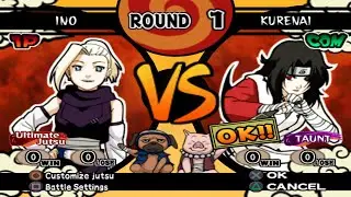 Ino VS Kurenai (INSANE) - Naruto Shippuden Ultimate Ninja 4