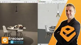 Luci per interni in Enscape per SketchUp! Trucchi e strategie per una buona illuminazione.