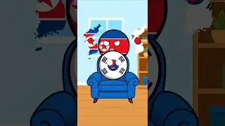 North Korea and south korea 🇰🇵 🇰🇷 #countryballs