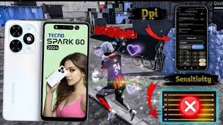 Tecno spark go 2024 | Kharnak sensitive setting 😱 | 100 % working ✅ 💯💯 