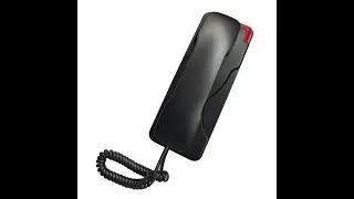 Buttonless Telephone Hotel Guest Room Phones with LED Light Indicator #buttonlesstelephone