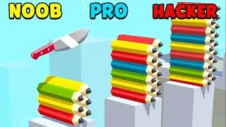 SHINCHAN and CHOP and AMAAN CUTTING EVERYTHING in SLICE IT ALL Hindi Gameplay Noob vs Pro vs Hacker
