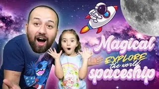 TRAPPED in a MAGIC SPACESHIP! 🚀 Emy Girl&rsquo;s Epic Outer Space Adventure with Dad!