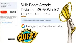 Skills Boost Arcade Trivia June 2025 Week 2 || Quiz ||Google Cloud Arcade 2025 #qwiklabs #arcade