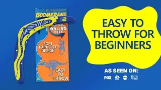 Discover the EVA Foam Boomerang - Easy Throw, Safe Catch!