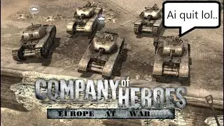 Company of Heroes Facing Churchills 1vs2 Expert [Europe At War mod]