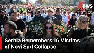 UNSEEN SCENES: Serbia Marks One Year Since Novi Sad Station Collapse That Killed 16 | AM1E