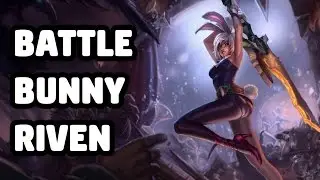 BATTLE BUNNY RIVEN SKIN SPOTLIGHT - LEAGUE OF LEGENDS