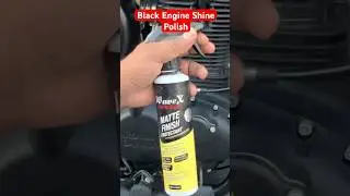 Black Engine Shine - Bike Care #motorcycle