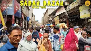 Everything is Super Cheap Here  | Walking in Delhi&rsquo;s Sadar Bazar | Real India Market Tour 4K
