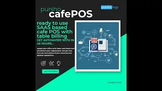 PURSHO cafePOS   Point Of Sale For Cafe Billing With Table Management By PURSHO