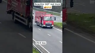 Beautiful Red DAF Truck UK | 🚛🔴 | #daf #truck #uk