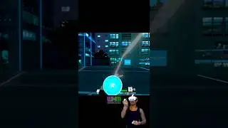 Doing a Rasengan is so cool in this Naruto VR game #shorts