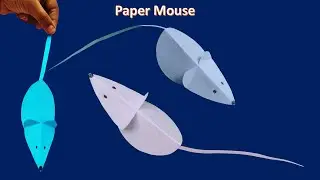 How to make Paper Mouse ? | Easy paper Rat making video | Paper Eli | பேப்பர் எலி | Paper rat