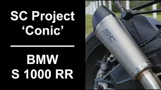SC Project Conic Exhaust Fitted to BMW S1000RR