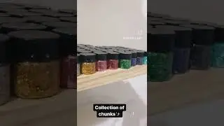 Chunks/Resin decor #resinart #chunks #glitter