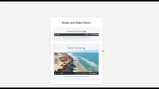 HTML5 Audio and Video Example | Step-by-Step Guide