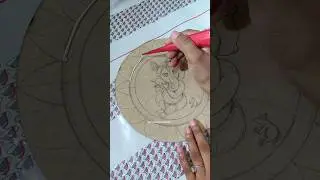 wall putty se lippan art 🤩✨ #artistmansipanwar #art #artist #lippanart #wallputtycraftideas