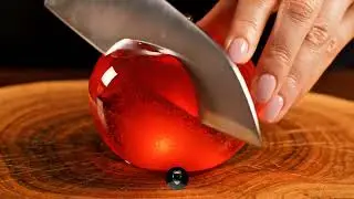 ASMR glass fruit cutting 🔪 #shorts #fruitcutting #asmr 
