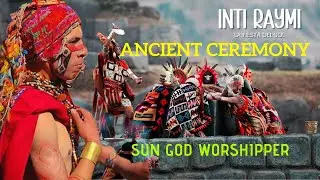 570 YO Ancient Ceremony in Peru worshipping Sun God today. #intiraymi #perutravel #incacivilization 
