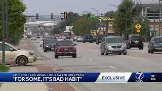 Iowa State Patrol shares update two months into enforcing Hands-Free law