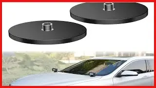 Nilight 90042B 2PCS Magnetic Base LED Light Bar Mounting Brackets, Powerful Sucker Holder for Bottom