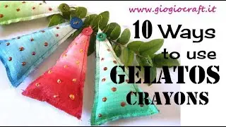 10 Creative ways to use Gelatos crayons