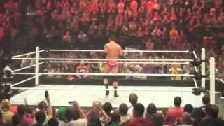 Wade Barrett thanks the British crowd post RAW, Birmingham, UK - 05.11.12