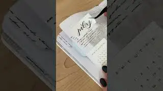 a july weekly spread in my bullet journal