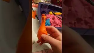 Tuto squishy sable magique 💝 #sablemagique #ballon #squishy