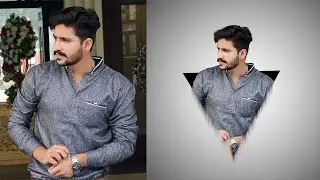 TRIANGLE POPOUT PORTRAIT EFFECT IN  ADOBE PHOTOSHOP, PHOTOSHOP TUTORIAL