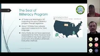 K 12 Tamil language recognition   Seal of Biliteracy & Foreign language credit