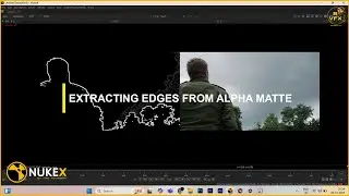 Unique way to extract edges from alpha mattes in Nuke X in hindi | BAJRANGI VFX