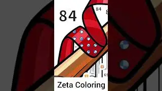 Satisfying Digital painting trending video | Mind relaxing drawing video | Zeta Coloring pages 